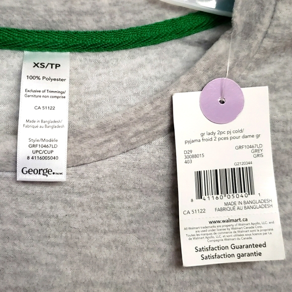 George PJ Tops for Women "It's Cold Outside (only tops, no pants) - Picture 3 of 3
